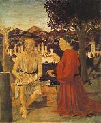 Piero della Francesca St Jerome and a Donor china oil painting reproduction